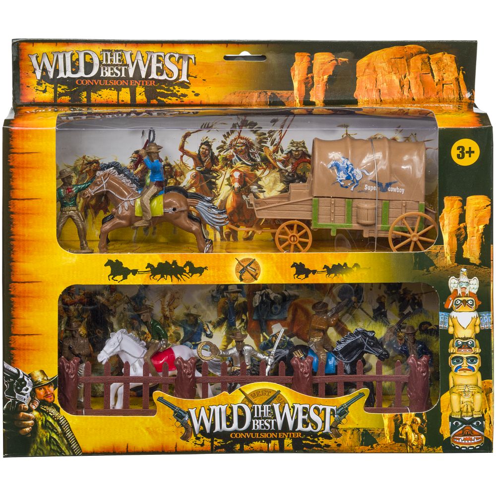 The Best Wild West Wagon with Cowboys