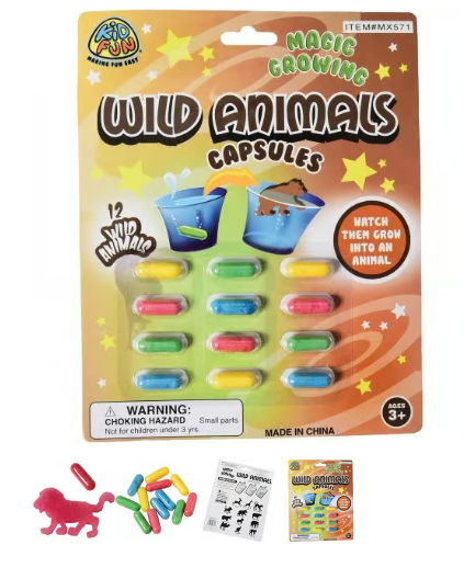 Magic Growing Animal Capsules