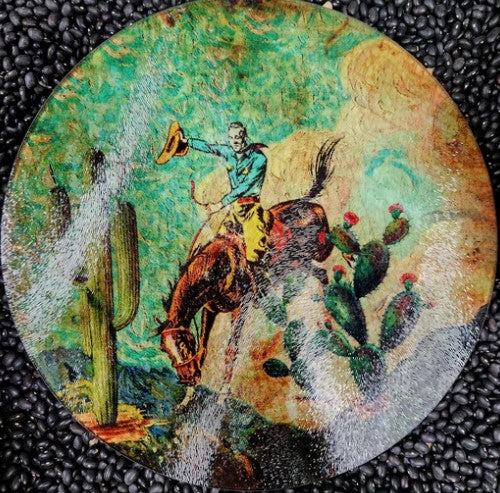 Round Glass Cutting Board/Charcuterie/Trivet (12")