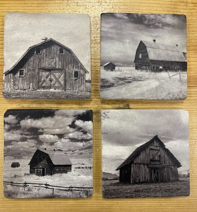 Tumbled Marble Coasters