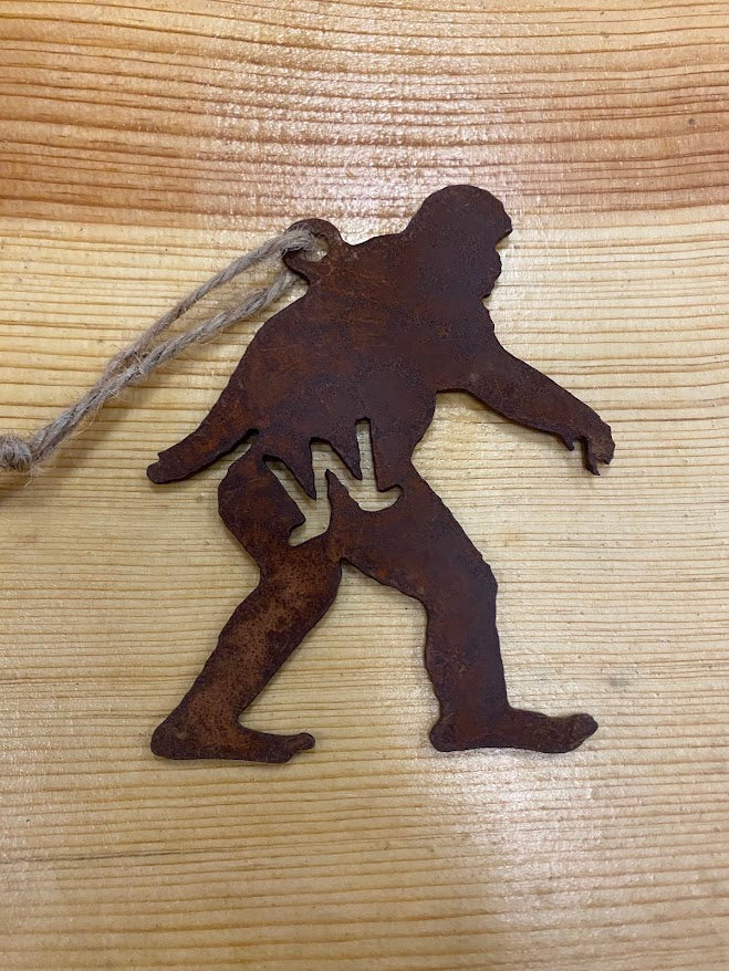 Rustic Metal Western Ornament