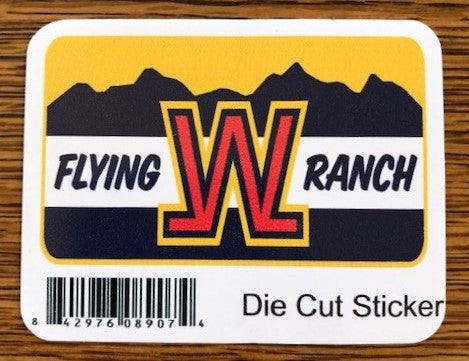 Flying W Ranch Stickers - Small