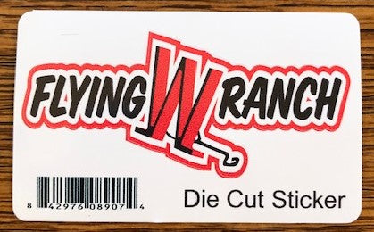 Flying W Ranch Stickers - Small