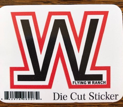 Flying W Ranch Stickers - Small