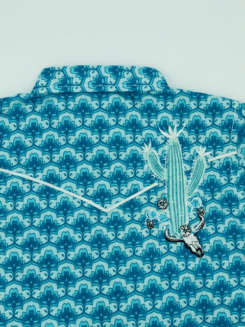 Turquoise Cowgirl Shirt -Toddler