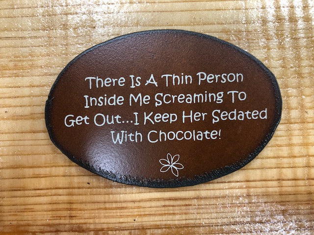 Rustic Metal Magnets w/ Funny Sayings