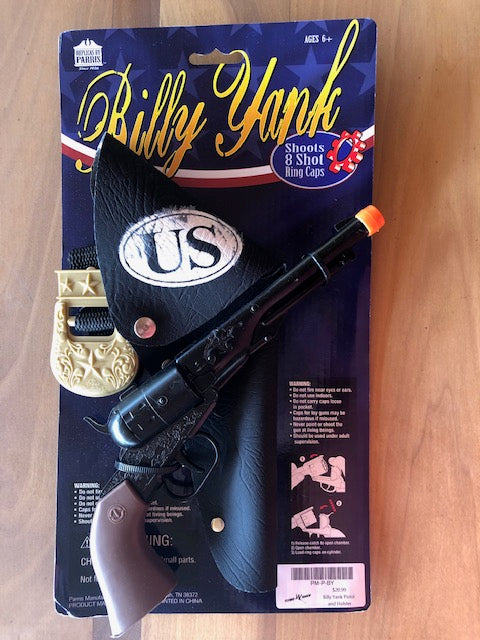 Billy Yank Toy Pistol & Holster Set