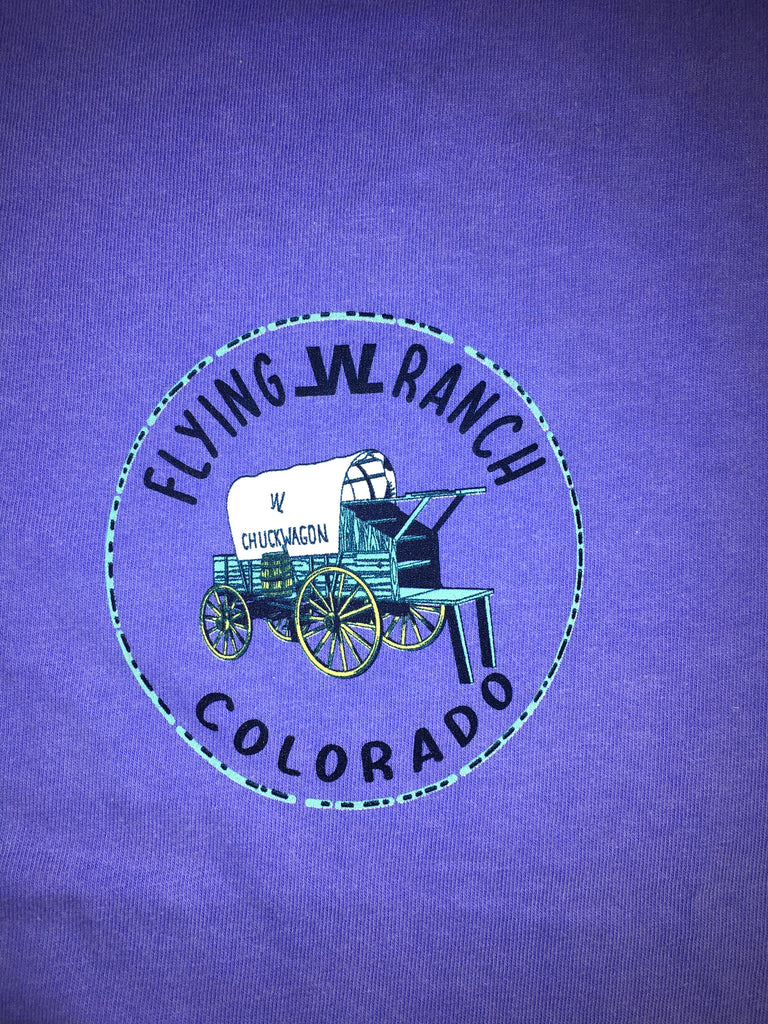 Long Sleeve Chuckwagon Periwinkle T-Shirt