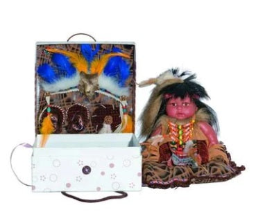 Collectible 10" Vinyl Native American Doll