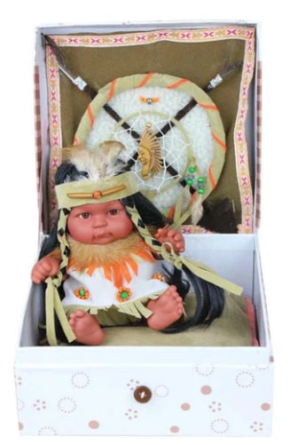 Collectible 10" Vinyl Native American Doll